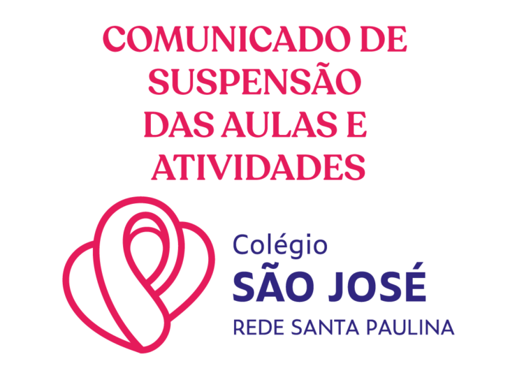 COMUNICADO DE SUSPENSÃO DAS AULAS E ATIVIDADES